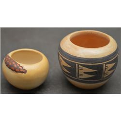 TWO HOPI POTTERY BOWLS (NAMPEYO)