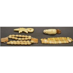 BONE BRACELETS AND PENDANTS