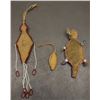 Image 2 : THREE SIOUX INDIAN BEADED FETISHES