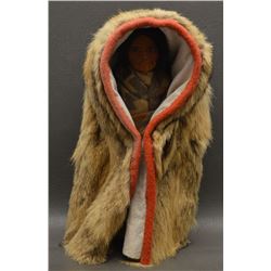 SKOOKUM DOLL AND HIDE CRADLE COVER