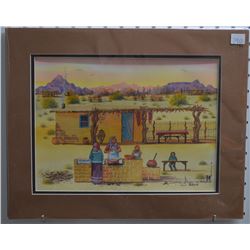 PAPAGO INDIAN PAINTING (CHIAGO)