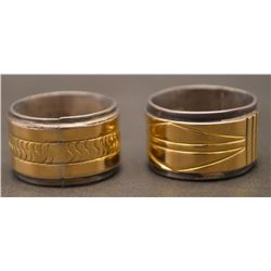 TWO NAVAJO INDIAN RINGS (NEZ)
