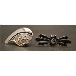 TWO NAVAJO INDIAN RINGS