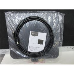 New Indoor TV Antenna 35 mile range get free tv chanels