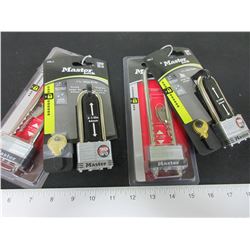 New bundle of 4 New Master Locks