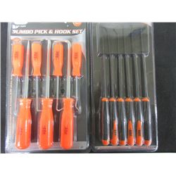 2 New Hook & Pick sets / 7 piece & 6 piece long reach