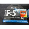 Image 3 : 3 New packs of 4 Razor Blade Cartridges Force F:5 Compare to Fusion