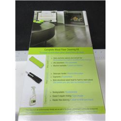 New Complete Wood Floor Cleaning Kit / comes with Mop/ Pad & cleaner 1 liter