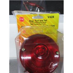 New set of 2 Tail Lights for trailers / stop turn and tail with license illuminator