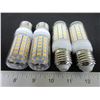 Image 1 : 4 New 69 LED Cobb Lightbulbs / warm white / save on your energy bill