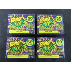 4 New box's of 50 BANG POPS! / drop em or throw em BIG BANG!