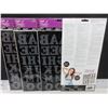 Image 1 : New Iron On Letters for T-Shirt Fun / 4 packs 2 sheets ea. 42 pieces per pack