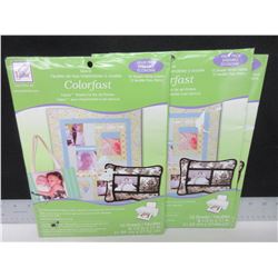 3 New packs of 10 each Colorfast Fabric Sheets for ink jet Printers