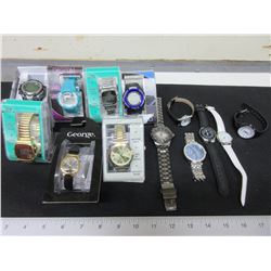 Lot of  13 New Watches / cust returns / some are working some may only need