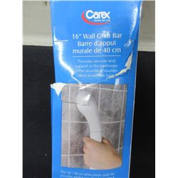 2 New Wall Grab Handles / 1 -  16" & 1 - 12" security & support in the bathroom