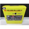 Image 2 : New 90 piece Quick Change Drill & Driver set with case