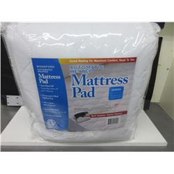 New QUEEN Automatic Heated Mattress Pad digital display auto shut off