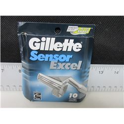 Gillette Sensor Excel Razor Blades  10 Cartridges