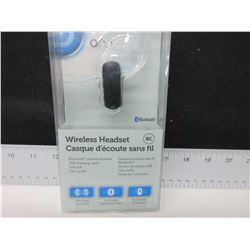 Onn Wireless Bluetooth Headset / USB charge cable / Earhook / user guide