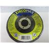 Image 3 : New case of 10 4 1/2 inch Flap Disks 80 grit Zirco Max high density