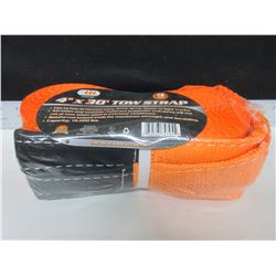New Tow Strap 4 inch x 30 foot 9 ton/ 18,000lb/ will not rot or tear in extreme cond.