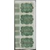 Image 2 : Uncut Sheet of (4) State of Louisiana Baby Bond Obsolete Notes