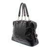 Image 7 : Celine Black Distressed Patent Leather Shoulder Handbag