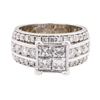 Image 2 : 2.37 ctw Diamond Ring - 14KT White Gold