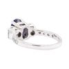 Image 3 : 3.08 ctw Sapphire And Diamond Ring - Platinum