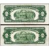 Image 2 : Lot of (2) 1928F $2 Legal Tender Notes