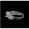 Image 3 : 0.77 ctw Diamond Ring - 14KT White Gold