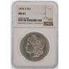 Image 1 : 1878-S $1 Morgan Silver Dollar Coin NGC MS61