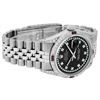 Image 3 : Rolex Mens Stainless Steel Diamond Lugs & Ruby Datejust Wristwatch