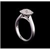 Image 4 : 0.53 ctw Diamond Ring - 14KT White Gold