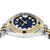 Image 5 : Rolex Ladies 2 Tone Blue Diamond & Sapphire Datejust Wristwatch