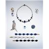 Image 1 : A SAPPHIRE AND DIAMOND NECKLACE