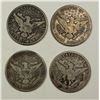 Image 2 : BARBER HALF DOLLARS: 1909-S VG, 1910 GOOD/VG,