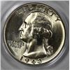 Image 2 : 1943-S WASHINGTON QUARTER PCGS MS65