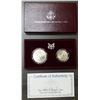 Image 2 : SILVER COMMEMORATIVES - 1994 CAPITOL, 1991 KOREA,