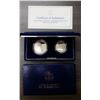 Image 2 : SILVER COMMEMS - (2) 1990 EISENHOWER,