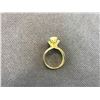 Image 2 : 18K YELLOW GOLD LADIES RING BRILLIANT CUT DIAMOND APPROX WEIGHT 0.98KT - RP $7,750.00