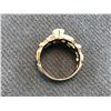 Image 2 : 14K YELLOW & WHITE GOLD LADIES WEDDING RING - RP $350.00
