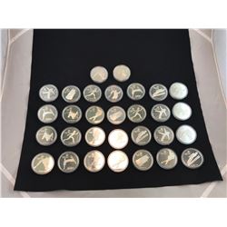 1988 OLYMPIC SILVER COINS - RP $540.00