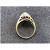 Image 2 : 10K YELLOW & WHITE GOLD LADIES CLUSTER RING - RP $975.00