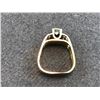 Image 2 : 18K YELLOW & WHITE GOLD LADIES RING 1 BRILLIANT CUT DIAMOND & 16 BRILLIANT CUT DIAMONDS - RP
