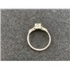Image 2 : 18K WHITE GOLD LADIES RING 1 OLDER EUROPEAN CUT DIAMOND & 6 SINGLE CUT DIAMONDS - RP $1,450.00
