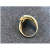 Image 2 : 10K YELLOW GOLD LADIES RING WITH DIAMONDS