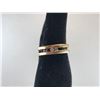 Image 1 : 14K YELLOW GOLD MENS RING WITH 2 BRILLIANT CUT DIAMONDS, BLUE SAPPHIRES, RUBIES - RP $795.00