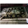 Image 2 : KASHAN WOOL & SILK 8'2" X 5'7 BLUE, WHITE, BEIGE HAND WOVEN PERSIAN AREA RUG