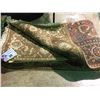 Image 2 : HERIZ WOOL 11'2" X 7'6" BROWN, WHITE, PINK HAND WOVEN PERSIAN AREA RUG